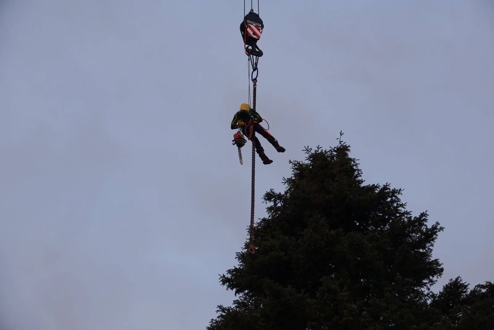 Notfalleinsatz am Dach